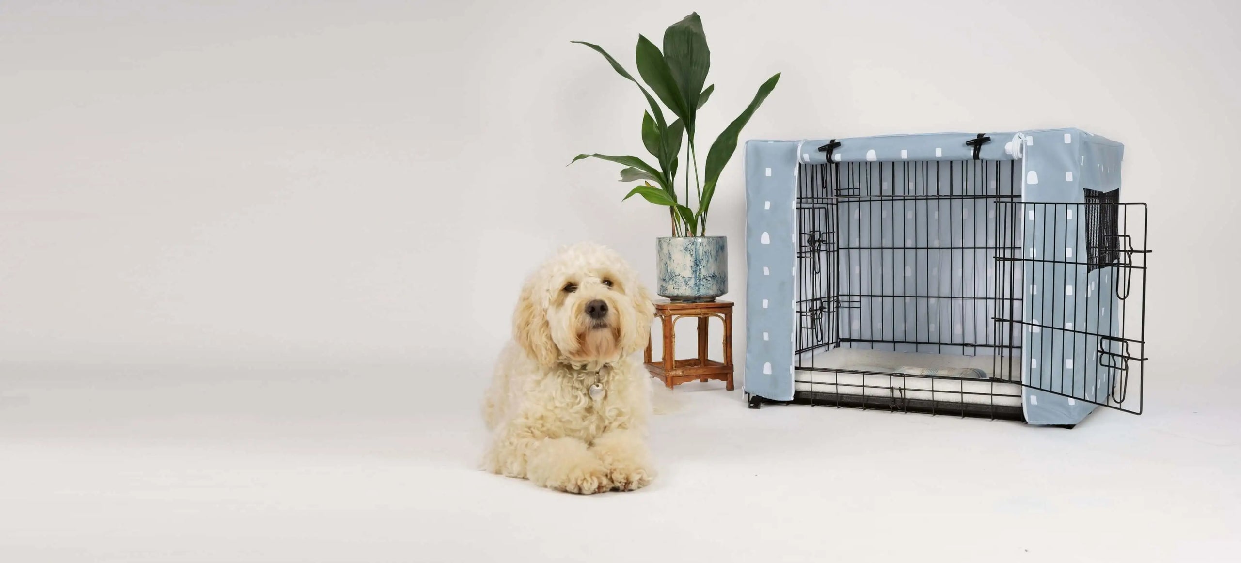 Dog on sale cage cover