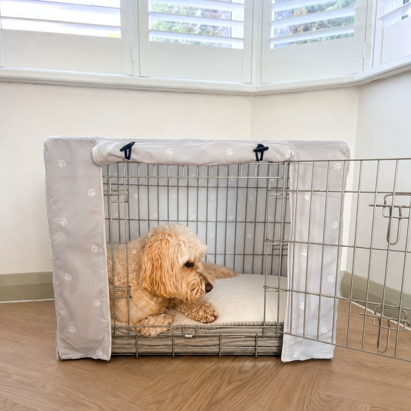 POLKA PAW - DOG CRATE COVER