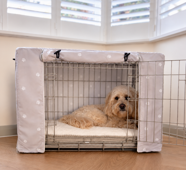 POLKA PAW - DOG CRATE COVER